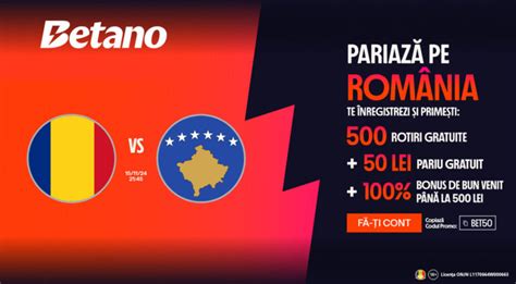 PÂNĂ LA 500 LEI PARIU GRATUIT PACHET DE BUN VENIT .